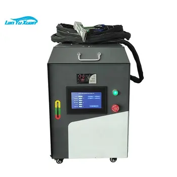 Портативный мини-лазерный очиститель 1000 Вт Raycus для лазерного удаления ржавчины Ruida system машина для очистки волоконным лазером