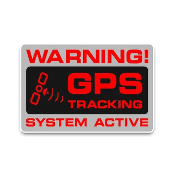 Предупреждение о личности TXCT Полицейская система GPS слежения Активный Стайлинг автомобиля Наклейка на автомобиль Привлекающая внимание наклейка ПВХ, 10 см