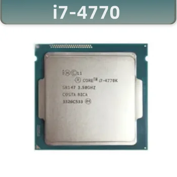 Процессор Core I7 4770 Процессор I7-4770 Четырехъядерный процессор LGA 1150, 100% исправный настольный процессор