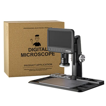 Прямые продажи с фабрики Inskam318 1600X 12MP 7-дюймовый IPS экран, сканирующая электронная видеокамера, ЖК-цифровой микроскоп