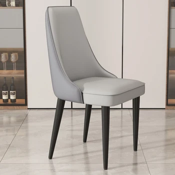 Роскошный кожаный обеденный стул для свадебного ресторана, Элегантные обеденные стулья для отдыха, Кухонная мебель для дома Silla De Comedor