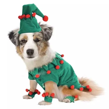 Собаки, Рождественские забавные костюмы, Кошки, одежда для косплея, шляпы, Одежда для домашних животных маленьких и средних размеров, Аксессуары для празднования праздников