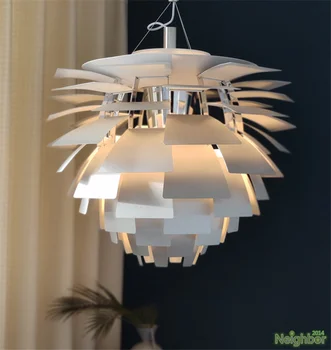 Современные классические Светодиодные подвесные светильники Pinecone Дизайнерская люстра для гостиной, декора спальни, домашнего кафе-бара, алюминиевые подвесные светильники