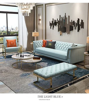 Современные роскошные диваны для отдыха, секционный кожаный гарнитур chesterfield, мебель для гостиной