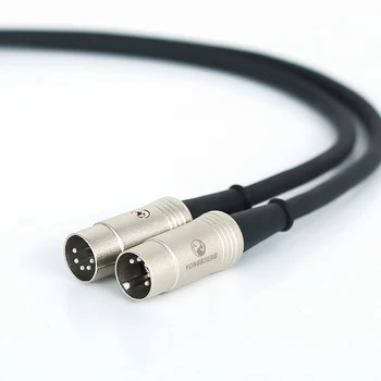 Стандартный 5-контактный MIDI-соединительный кабель с бескислородным медным сердечником, двойной штекерный разъем, поверхностный слой ПВХ 1/2/3/6/10 метров