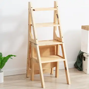 Стул-лестница, бытовой стул-лестница, складной стул-лестница двойного назначения, педальная лестница для лазания в помещении, многофункциональный стул butaca