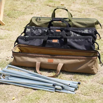 Сумка для инструментов для кемпинга, сумка для хранения на открытом воздухе, Портативные сумки для пикника Большой емкости, Пляжная посуда, Походное снаряжение и аксессуары