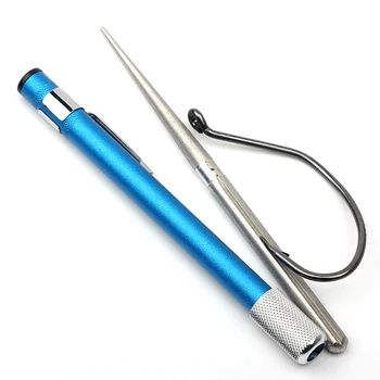 Универсальная точилка для рыболовных крючков в форме ручки, 1 шт., Алмазная точилка для рыболовных крючков из углеродистой стали, инструменты для улицы