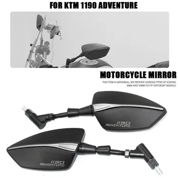 Универсальное зеркало для мотоцикла 8 мм 10 мм, зеркала заднего вида для скутера, Выпуклое зеркало с обратной стороны для 1190 Adventure 1190 Adv