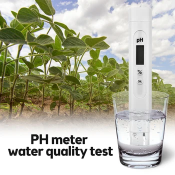 Цифровой измеритель PH для воды 0,01 ph Высокоточный тестер PH типа ручки для гидропоники, питьевого бассейна и аквариума