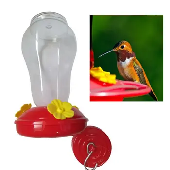 Широкий рот, Талия, окно для кормления Колибри, Открытый Сад, Подвесная форма цветка, Поилка для птиц, принадлежности для птиц C42