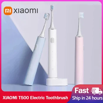 Электрическая зубная щетка XIAOMI MIJIA T500 Smart Sonic Brush Ультразвуковое отбеливание зубов Зубная щетка для гигиены полости рта для зубных щеток